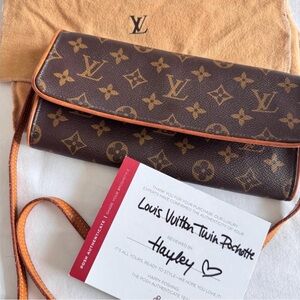 Louis Vuitton Twin Pochette GM | Authenticated | Discontinued | Original Strap